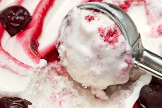 pink berry ice cream