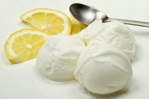 lemon ice cream