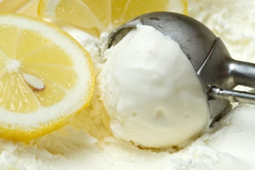 lemon ice cream