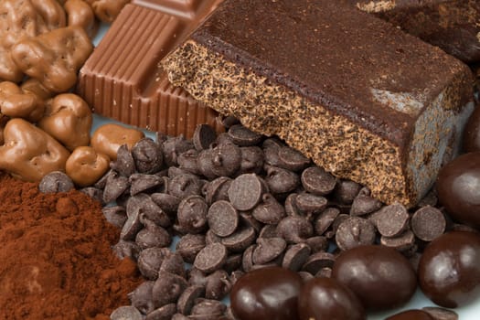different kind of chocolate