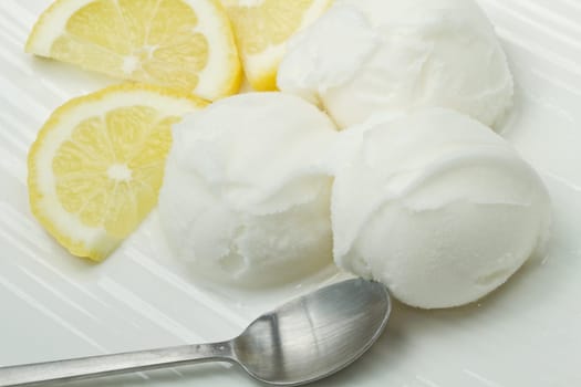 lemon ice cream