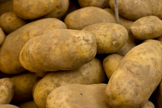 Photo of biological fresh potatoes