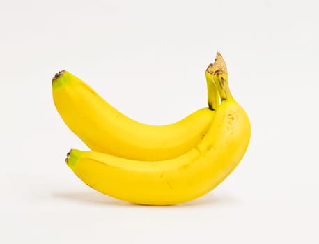 Bananas on a gray background