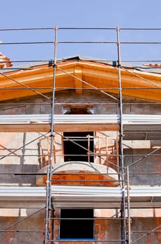 House under construction, Grado - italy