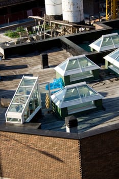 Roofing waterproofing in new building