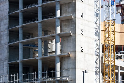View of a construction site