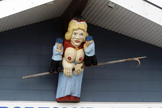Figurehead at the Yacht Club Helgoland