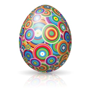 Easter Egg. Vector illustration on white background for design