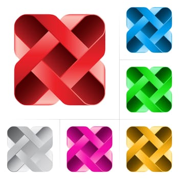 Gothic square. Abstract design element for design.