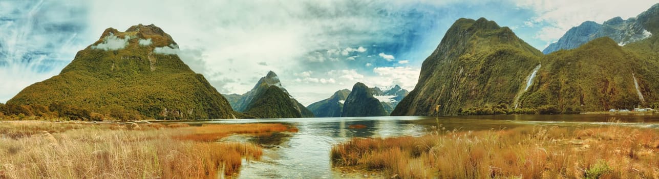 Panorama of the Milford Sound