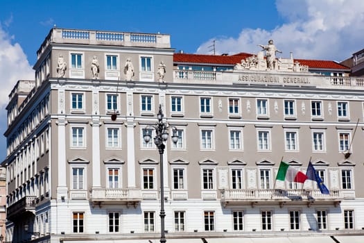 Building in unity square, Trieste - Italy