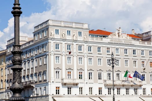 Building in unity square, Trieste - Italy