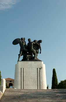 War memorial in St. Giusto hill, Trieste - Italy