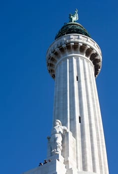 Lighthouse on the blue sky, Trieste - Italy