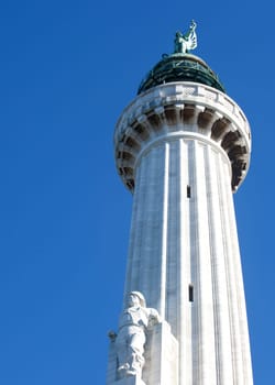Lighthouse on the blue sky, Trieste - Italy