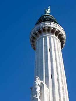 Lighthouse on the blue sky, Trieste - Italy
