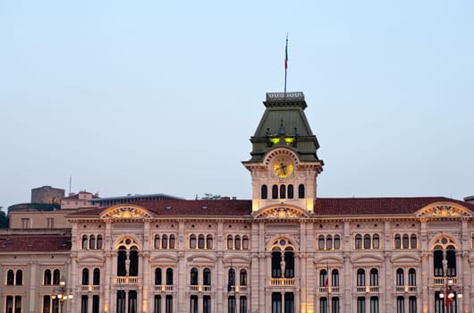 Town Hall in the city of Trieste