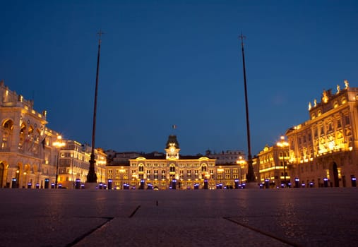 Piazza unità d'Italia, Trieste - Italy