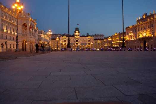Piazza unità d'Italia, Trieste - Italy