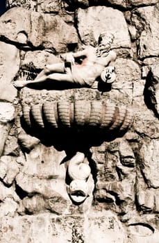 Fountain of the four continents, Trieste - Italy