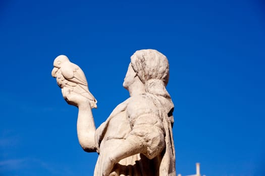 Statue with pelican, Trieste - Trieste