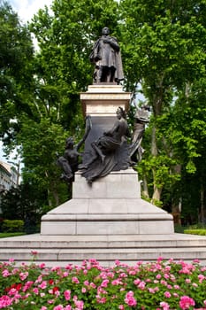 Domenico Rossetti monument, Trieste. Italy