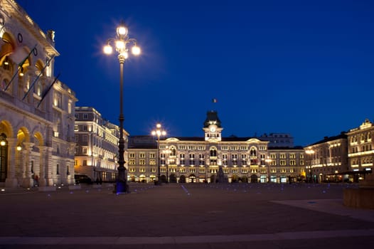 Piazza unità d'Italia, Trieste - Italy