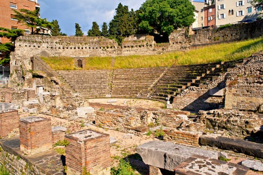 Roman Theater in Trieste, Italy