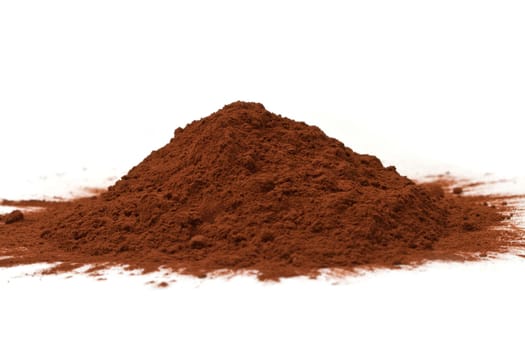 cocoa powder isolated