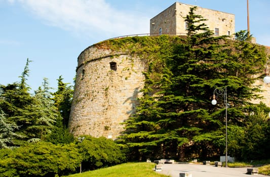 View of St. Giusto castle, Trieste