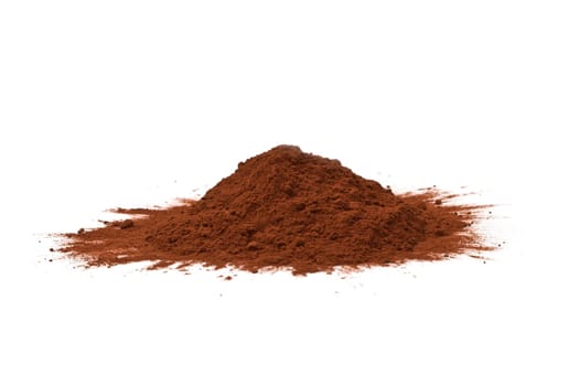 cocoa powder isolated