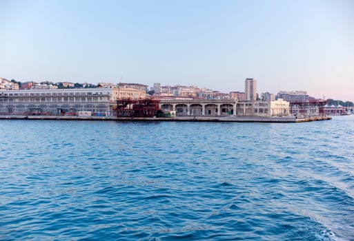 View of seaport, Trieste - Italy