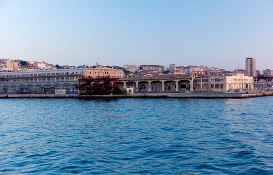 View of seaport, Trieste - Italy