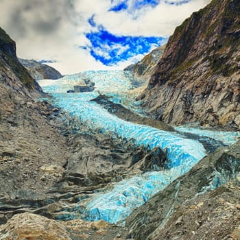 Franz Josef glacier in New Zealand