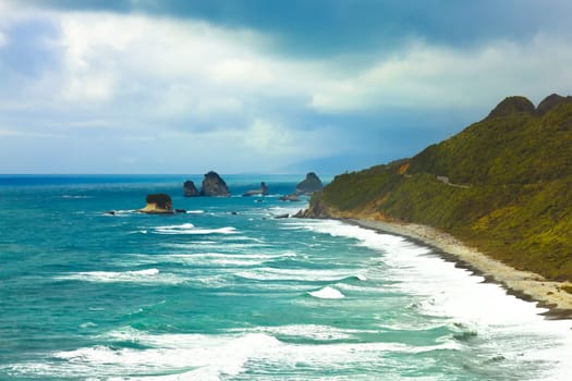 Coastline of The Tasman sea