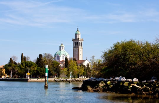 Marian Shrine on the island of Barbana, Grado - Italy