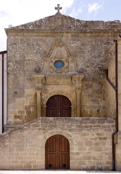 Portal of San Leone Basilica, Assoro - Sicily