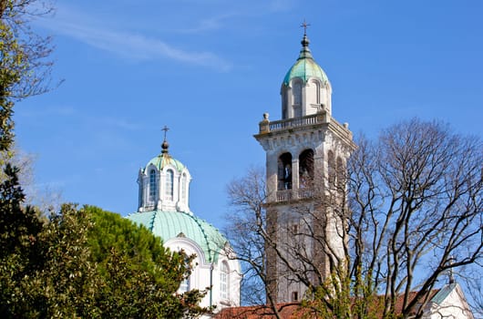 Marian Shrine on the island of Barbana, Grado - Italy