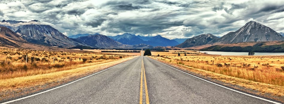 Great Alpine highway.  Arthurs Pass. New Zealand