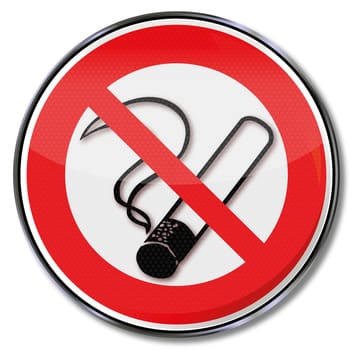 prohibition sign smoking