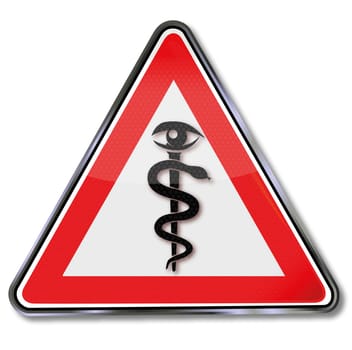 Traffic sign eye test