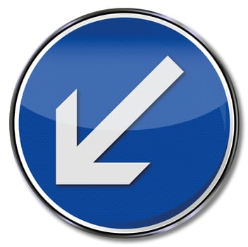 Road sign-