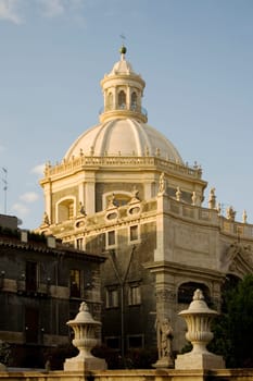 La chiesa della Badia di Sant&#039 Agata, Catania - Italy