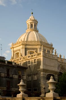 La chiesa della Badia di Sant' Agata, Catania - Italy