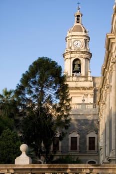 Bell tower, Catania cathedral - Italy