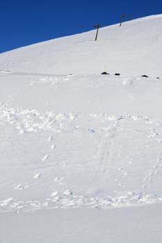 Etna, volcano of Sicily covered by snow, Sicily