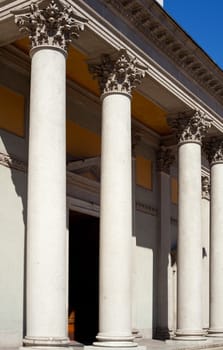 Columns of St. Luigi Church, Milan - Italy