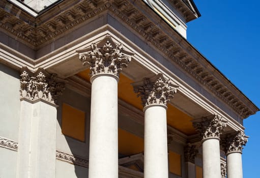 Columns of St. Luigi Church, Milan - Italy