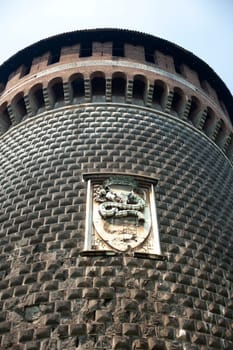 Castello Sforzesco tower, Milan - Italy