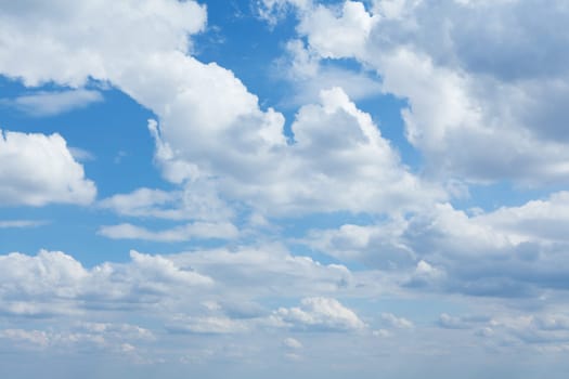 Cumulus clouds,dense cumulus clouds with blue sky